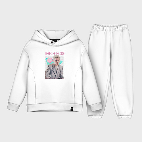 Детский костюм оверсайз Depeche Mode 80s Dave / Белый – фото 1