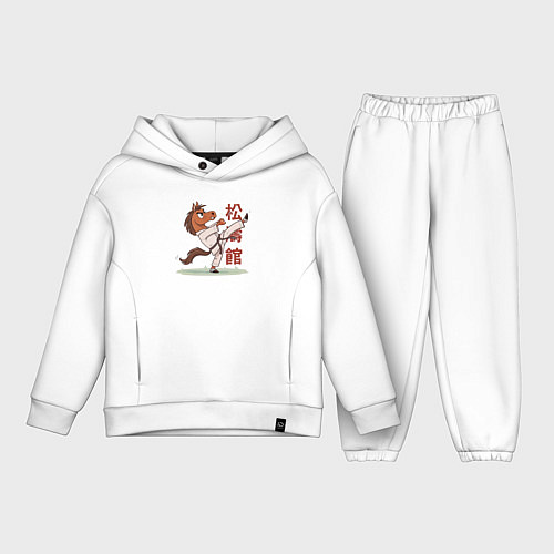 Детский костюм оверсайз Иго-го каратист / Белый – фото 1