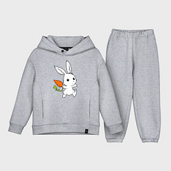 Детский костюм оверсайз Зайка с морковкой