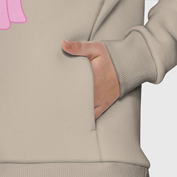 Детский костюм оверсайз Пони Пинки Пай, цвет: миндальный — фото 2