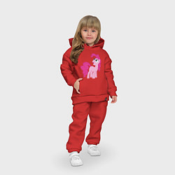 Детский костюм оверсайз Пони Пинки Пай, цвет: красный — фото 2