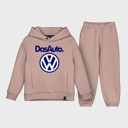Детский костюм оверсайз Volkswagen Das Auto / Пыльно-розовый – фото 1