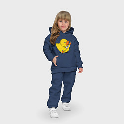 Детский костюм оверсайз Утенок с ружъем, цвет: тёмно-синий — фото 2