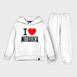 Детский костюм оверсайз I love Metallica