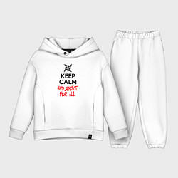 Детский костюм оверсайз Keep Calm & Justice For All