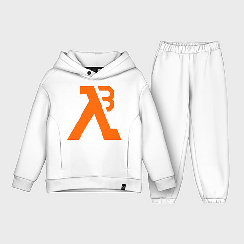 Детский костюм оверсайз Half-Life 3: Orange / Белый – фото 1