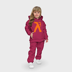 Детский костюм оверсайз Half-Life 3: Orange, цвет: маджента — фото 2