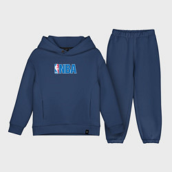 Детский костюм оверсайз NBA, цвет: тёмно-синий