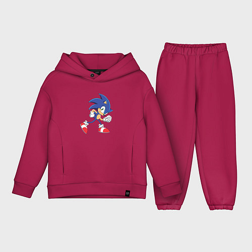 Детский костюм оверсайз Sonic the Hedgehog / Маджента – фото 1