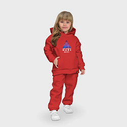 Детский костюм оверсайз 30 STM: cosmos, цвет: красный — фото 2