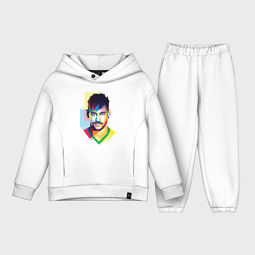 Детский костюм оверсайз Neymar: fun-art / Белый – фото 1