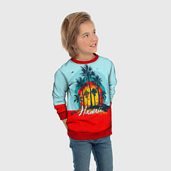 Свитшот детский HAWAII 6, цвет: 3D-красный — фото 2