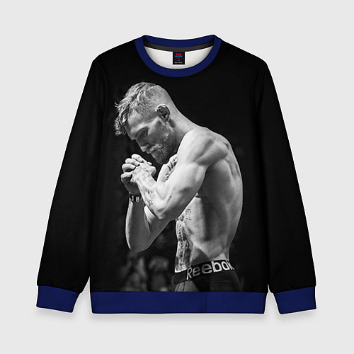 Детский свитшот Conor McGregor: Mono / 3D-Синий – фото 1