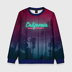 Свитшот детский California, цвет: 3D-синий