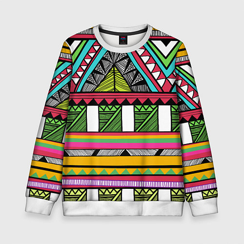 Детский свитшот Зимбабве / 3D-Белый – фото 1