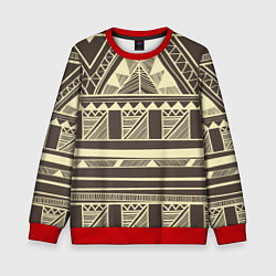 Свитшот детский Камерун, цвет: 3D-красный