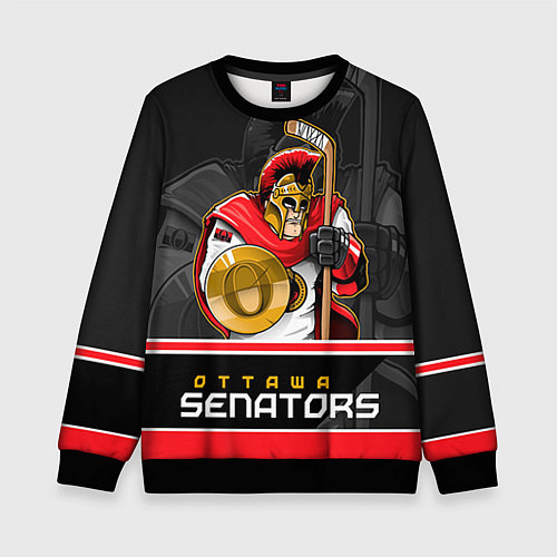 Детский свитшот Ottawa Senators / 3D-Черный – фото 1