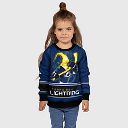 Свитшот детский Bay Lightning, цвет: 3D-черный — фото 2