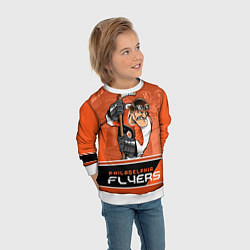 Свитшот детский Philadelphia Flyers, цвет: 3D-белый — фото 2