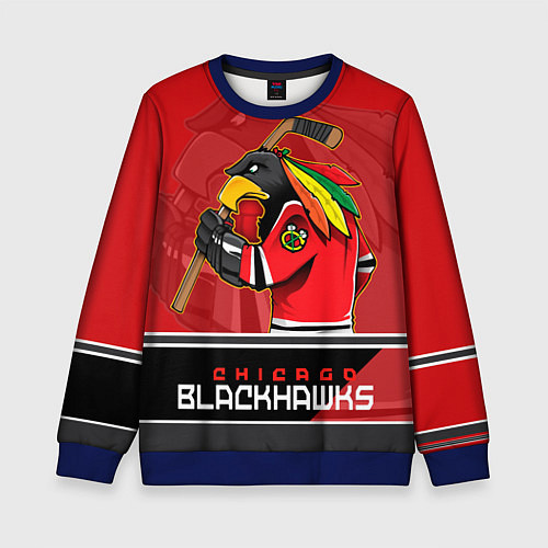 Детский свитшот Chicago Blackhawks / 3D-Синий – фото 1