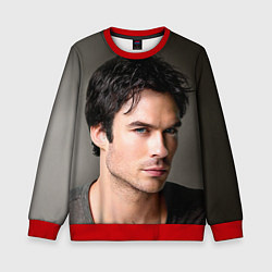 Свитшот детский Ian Somerhalder, цвет: 3D-красный