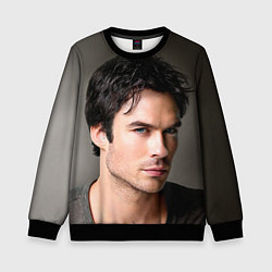 Свитшот детский Ian Somerhalder, цвет: 3D-черный