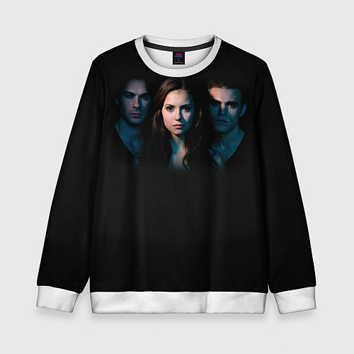 Детский свитшот Vampire Trio / 3D-Белый – фото 1