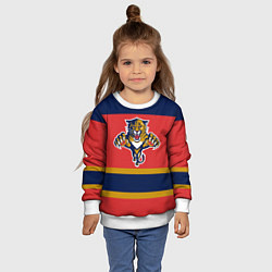Свитшот детский Florida Panthers, цвет: 3D-белый — фото 2