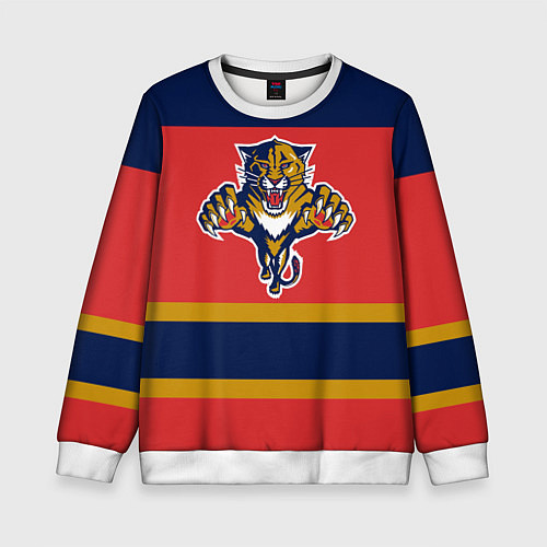 Детский свитшот Florida Panthers / 3D-Белый – фото 1