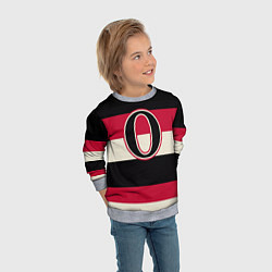 Свитшот детский Ottawa Senators O, цвет: 3D-меланж — фото 2
