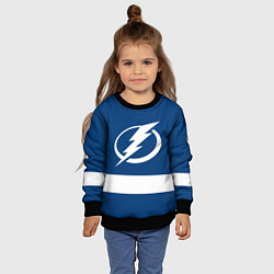 Свитшот детский Tampa Bay Lightning, цвет: 3D-черный — фото 2