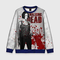 Свитшот детский Walking Dead: Maggie Green, цвет: 3D-синий