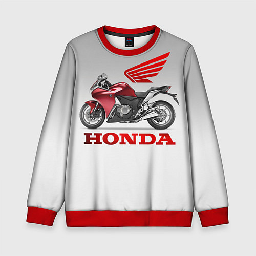 Детский свитшот Honda 2 / 3D-Красный – фото 1