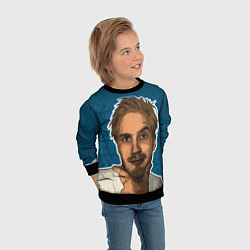 Свитшот детский Pew die pie, цвет: 3D-черный — фото 2