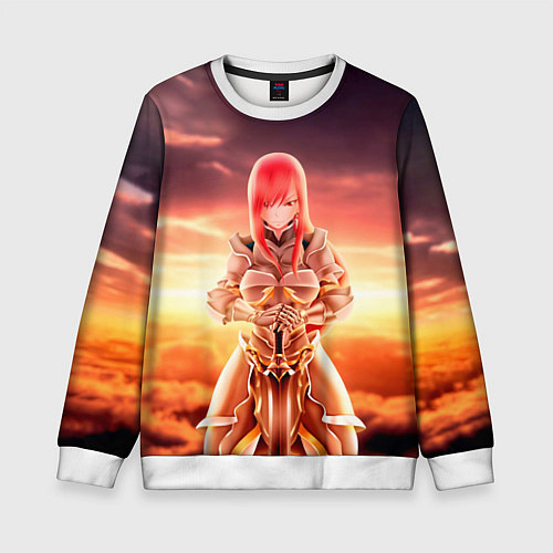 Детский свитшот Fairy Tail / 3D-Белый – фото 1