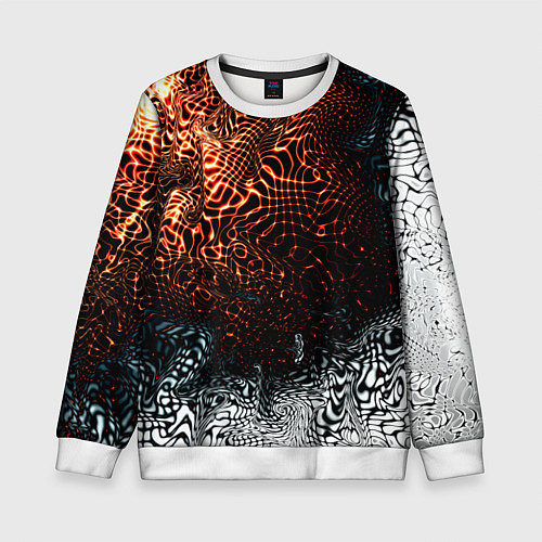 Детский свитшот Technology / 3D-Белый – фото 1