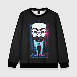 Детский свитшот Mr Robot: Anonymous