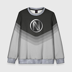 Свитшот детский EnVyUs Uniform, цвет: 3D-меланж