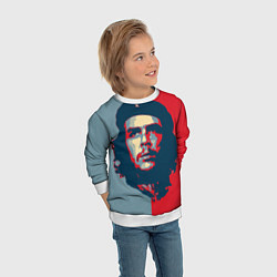 Свитшот детский Che Guevara, цвет: 3D-белый — фото 2