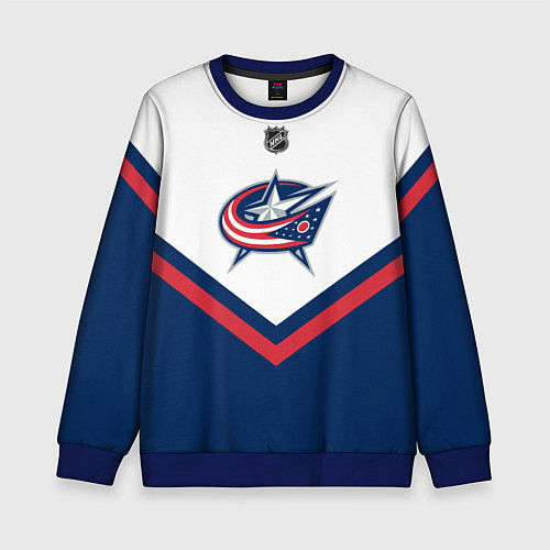 Детский свитшот NHL: Columbus Blue Jackets / 3D-Синий – фото 1