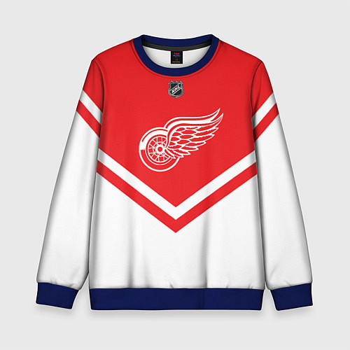 Детский свитшот NHL: Detroit Red Wings / 3D-Синий – фото 1