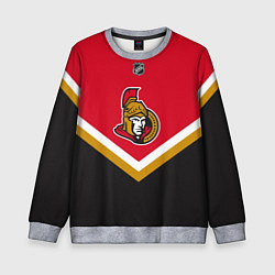 Свитшот детский NHL: Ottawa Senators, цвет: 3D-меланж