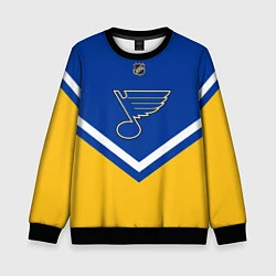 Свитшот детский NHL: St. Louis Blues, цвет: 3D-черный