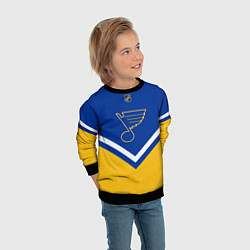 Свитшот детский NHL: St. Louis Blues, цвет: 3D-черный — фото 2
