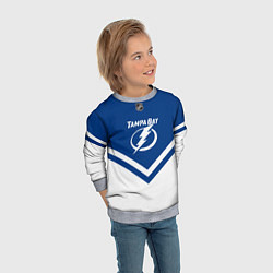 Свитшот детский NHL: Tampa Bay Lightning, цвет: 3D-меланж — фото 2