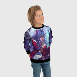 Свитшот детский Red Dress, цвет: 3D-черный — фото 2