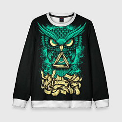 Свитшот детский Bring Me The Horizon: Owl, цвет: 3D-белый