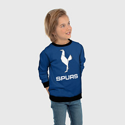 Свитшот детский Tottenham Spurs, цвет: 3D-черный — фото 2
