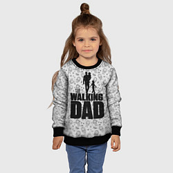 Свитшот детский Walking Dad, цвет: 3D-черный — фото 2