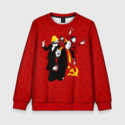 Свитшот детский Communist Party, цвет: 3D-красный